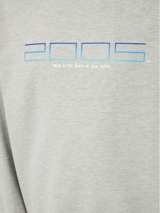 2005 2005 Bluză PS2 Crewneck Gri Regular Fit