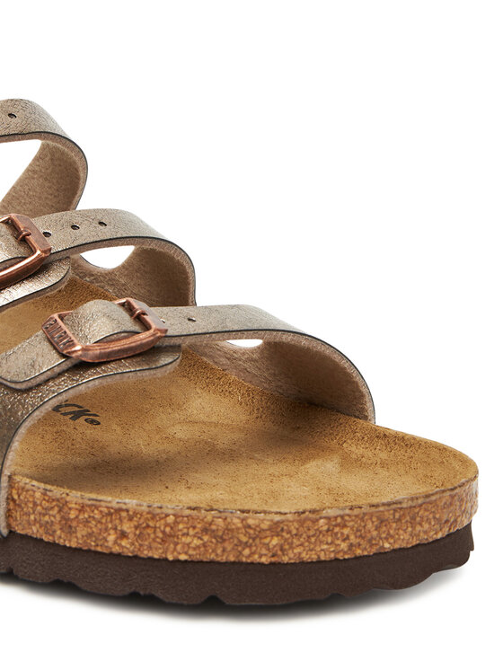 Birkenstock Birkenstock Klapki Florida 1030352 Złoty
