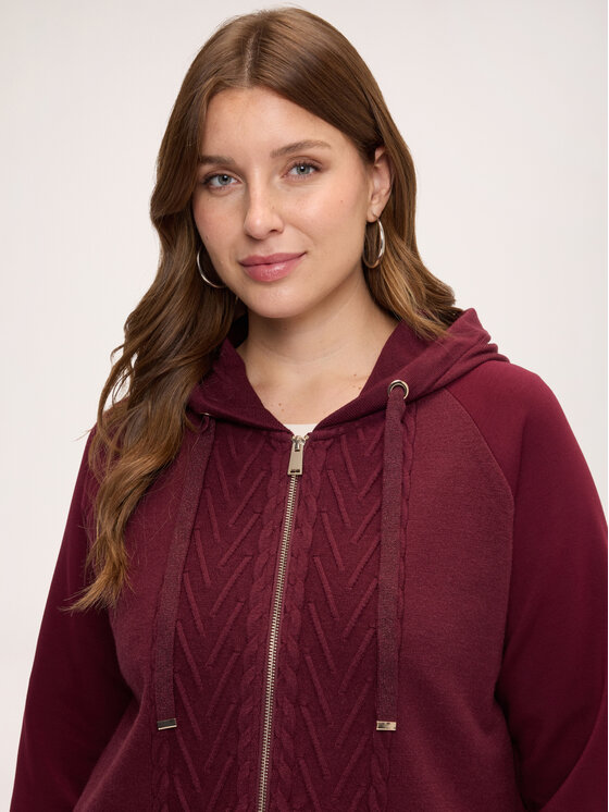 Fiorella Rubino Fiorella Rubino Felpa G80CL009526N036 Bordeaux Regular Fit