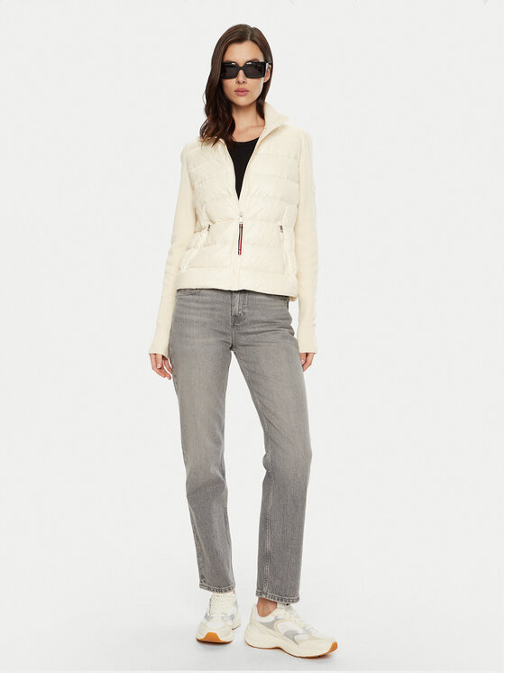 Tommy Hilfiger Tommy Hilfiger Geacă din puf WW0WW43771 Bej Regular Fit