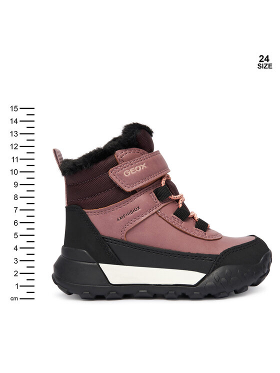 Geox Geox Škornji za sneg J Trekkyup B Ab J46M7A 0MEMS C8007 M Roza