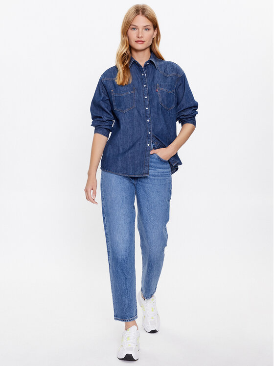 Levi's® Levi's® Τζιν πουκάμισο Donovan Western A5974-0007 Σκούρο μπλε Relaxed Fit