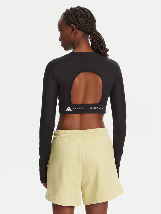 adidas by Stella McCartney adidas by Stella McCartney Koszulka techniczna TrueStrength IW3859 Czarny Slim Fit