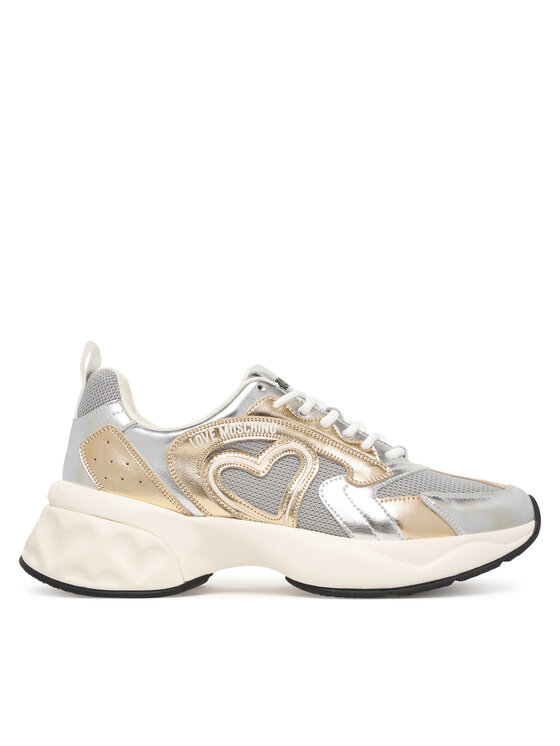 LOVE MOSCHINO LOVE MOSCHINO Sneakersy JA15456G0OIQC90A Biela