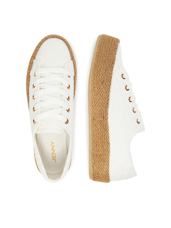 JENNY JENNY Espadrile EMMA WSK1576-05 Alb