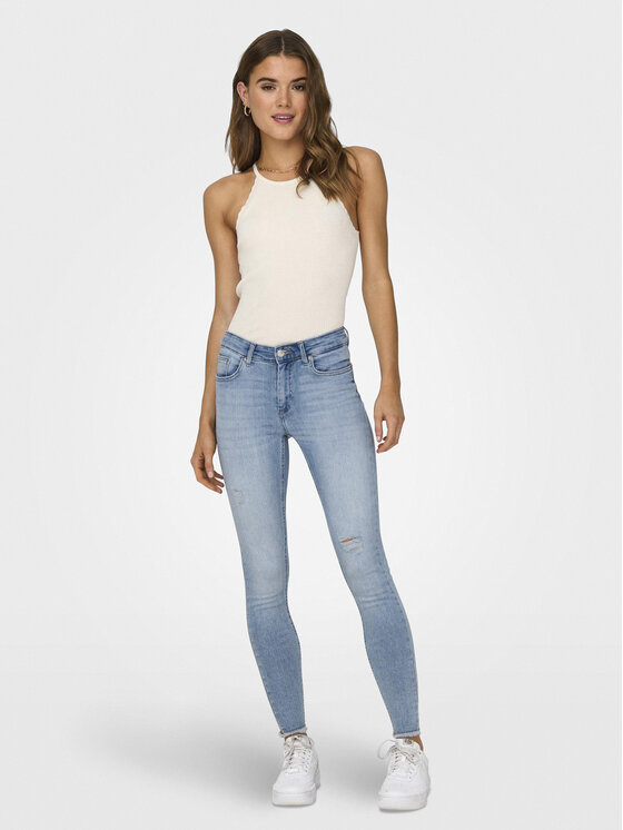 ONLY ONLY Farmer Blush 15282346 Kék Skinny Fit