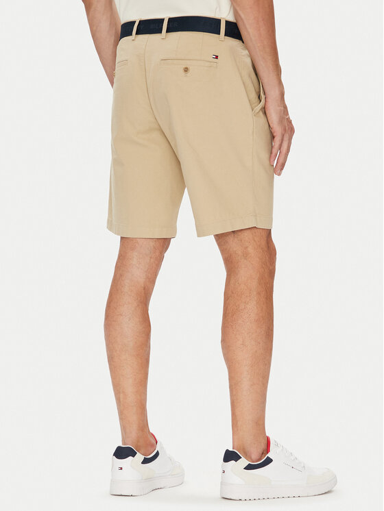 Tommy Hilfiger Tommy Hilfiger Szorty materiałowe Brooklyn MW0MW39706 Beżowy Regular Fit