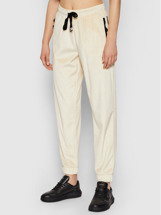 Silvian Heach Silvian Heach Pantaloni trening Bladhut PGA21148PA Bej Regular Fit