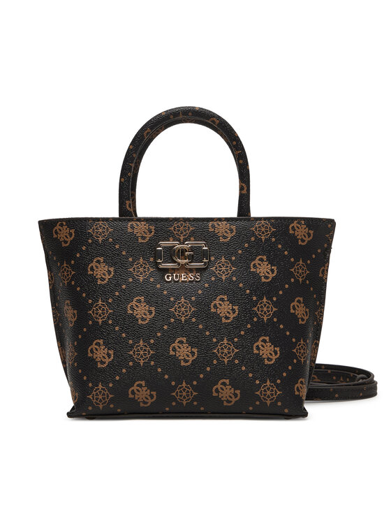 Guess Guess Kabelka Emelie Logo Mini HWGP99 28750 Hnědá