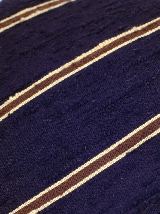 ELSNER ELSNER Γραβάτα BEZ PODSZEWKI Z JEDWABNEGO SZANTUNGU A5843 Σκούρο μπλε