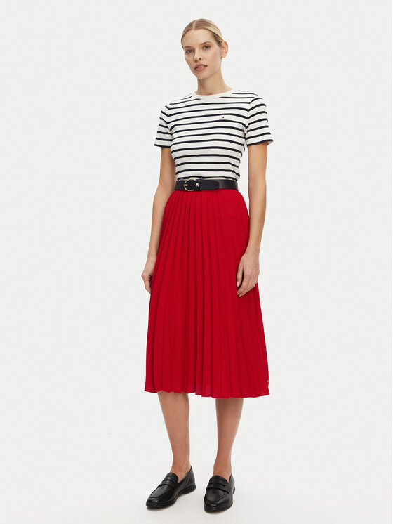 Tommy Hilfiger Tommy Hilfiger Тишърт New Cody WW0WW40587 Екрю Slim Fit