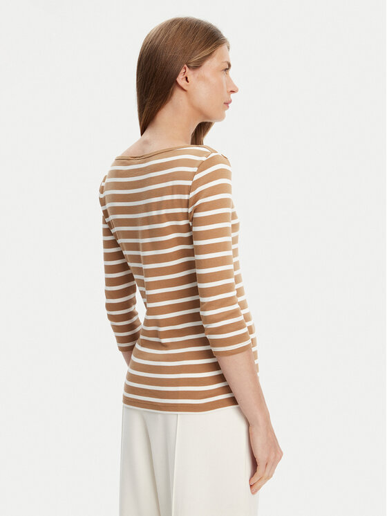 Tommy Hilfiger Tommy Hilfiger Блуза New Cody WW0WW40589 Кафяв Slim Fit