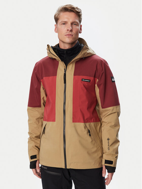 Quiksilver Quiksilver Lumelauajope Forever Stretch Gore-Tex Jk EQYTJ03549 Tumebeež Regular Fit