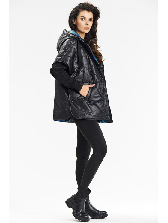 Awama Awama Bezrękawnik A684 Czarny Basic Fit