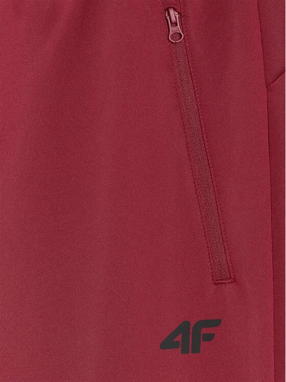 4F 4F Pantaloni da tuta 4FWAW25TFTRM0936-61S Rosso Regular Fit