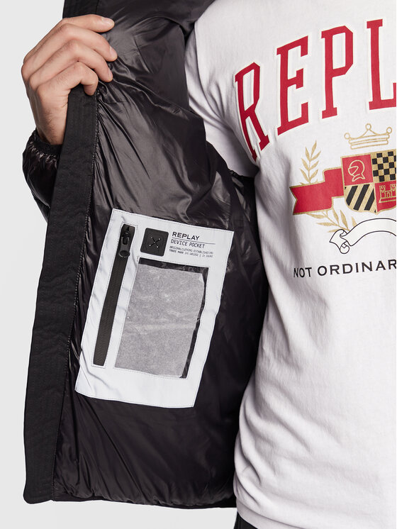 REPLAY REPLAY Зимно яке 8183A.000.84174 Черен Regular Fit