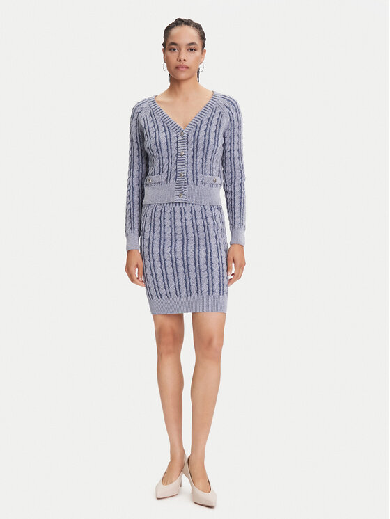 Guess Guess Kardigán W5YR15 Z3OU0 Kék Regular Fit