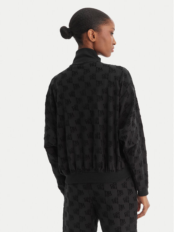 HUGO HUGO Pulóver Monogram 50556831 Fekete Regular Fit