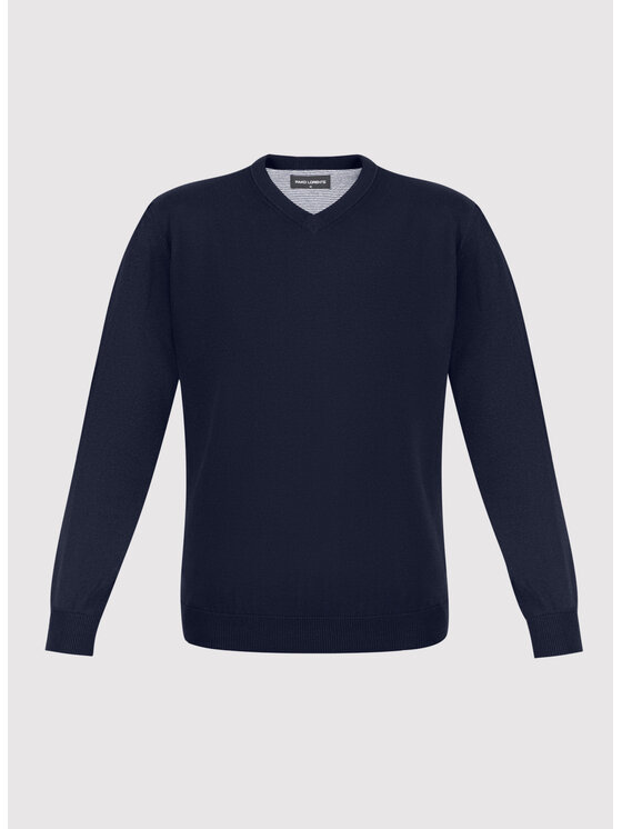 Pako Lorente Pako Lorente Sweter P25WN-2X-029 Granatowy Classic Fit