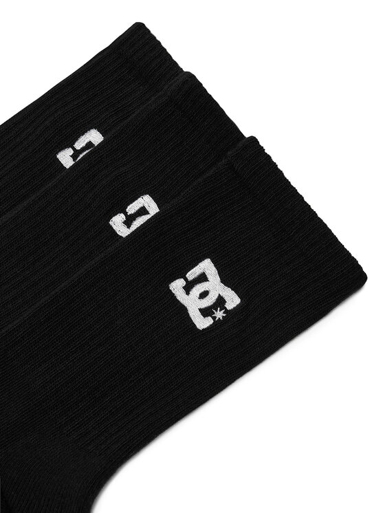 DC DC Κάλτσες AS_DC_01W_SS25 (3-PACK) Μαύρο