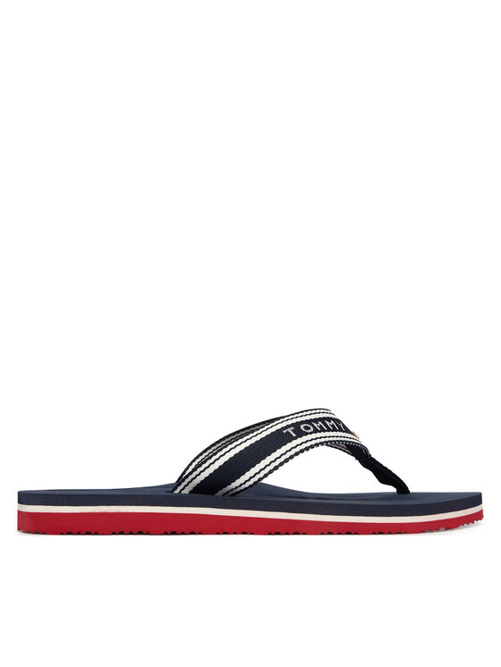 Tommy Hilfiger Tommy Hilfiger Джапанки Th Webbing Summer Sandal FW0FW09193 Тъмносин
