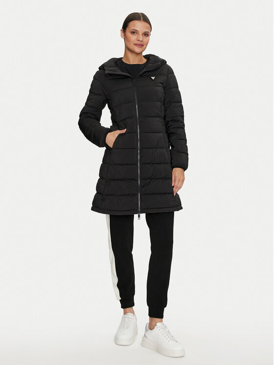 Guess Geacă din puf New Altea V4YL05 WF3X0 Negru Regular Fit