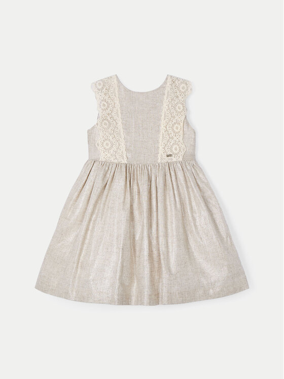 Mayoral Mayoral Sommerkleid 3910 Beige Regular Fit