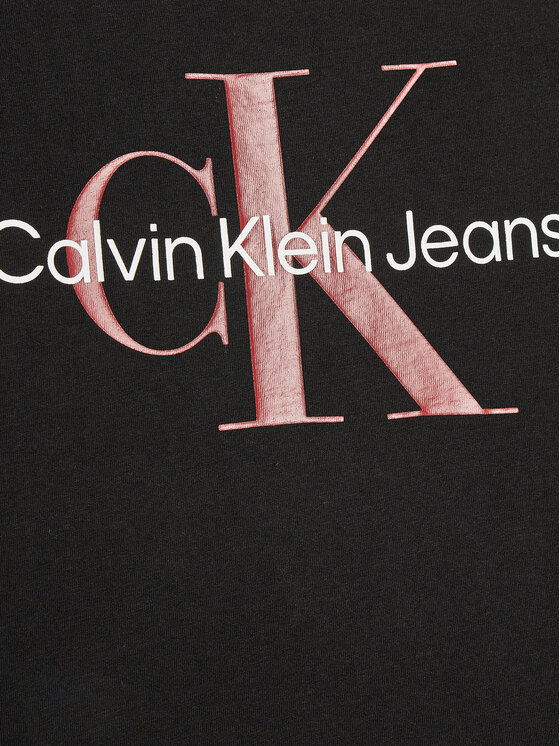 Calvin Klein Jeans Calvin Klein Jeans T-Shirt Monogram IU0IU00460 Czarny Regular Fit