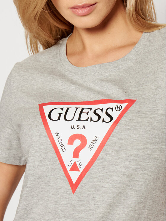 Guess Guess T-Shirt Original W1YI1B I3Z11 Γκρι Boxy Fit