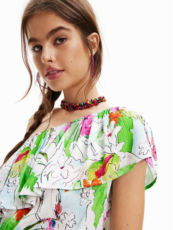 Desigual Desigual Každodenné šaty 23SWVW83 Farebná Regular Fit