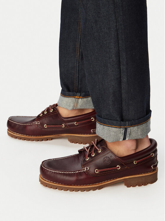 Timberland Timberland Mocassini Authentics Boat 3 Eye Classic TB0500096481 Marrone