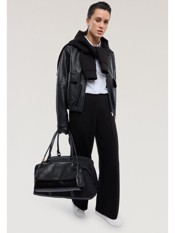 Trussardi Trussardi Pantaloni di tessuto P8086000019N033 Nero Over Fit