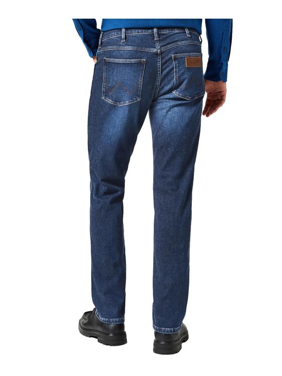 Wrangler Wrangler Jeansy 112360405 Granatowy Straight Fit