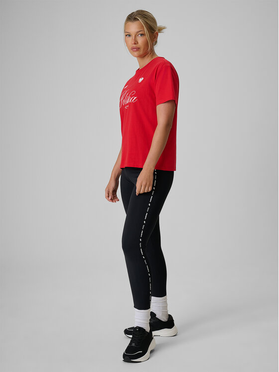 4F 4F Legginsy STREFA KIBICA Czarny Regular Fit