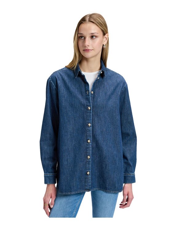 Lee Lee Koszula jeansowa 112385725 Niebieski Relaxed Fit