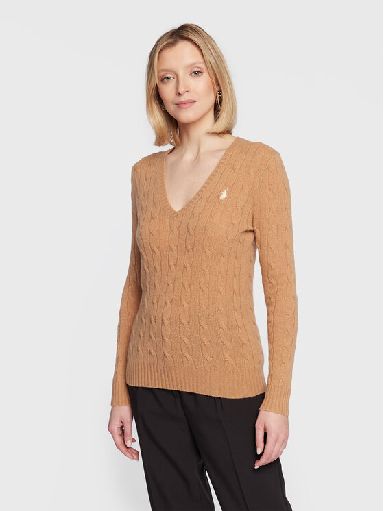 Polo Ralph Lauren Sveter 211875832008 Béžová Regular Fit
