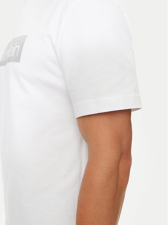 Calvin Klein Calvin Klein T-Shirt Striped Logo K10K113590 Weiß Regular Fit