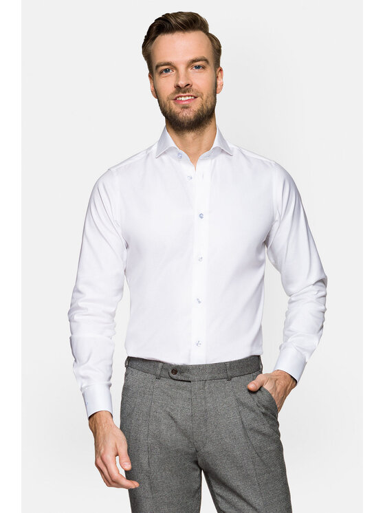 Lancerto Lancerto Koszula Ingrid 6 KO073122000006 Biały Slim Fit