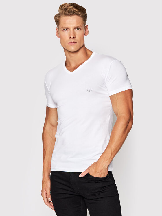 Armani Exchange Armani Exchange 2er-Set T-Shirts 956004 CC282 42520 Schwarz Regular Fit