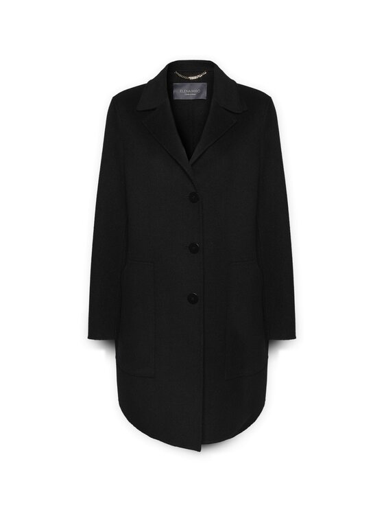 Elena Mirò Elena Mirò Cappotto invernale 8134P000044N033 Nero Regular Fit