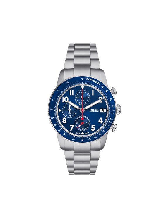 Fossil Fossil Hodinky Sport Tourer FS6047 Stříbrná