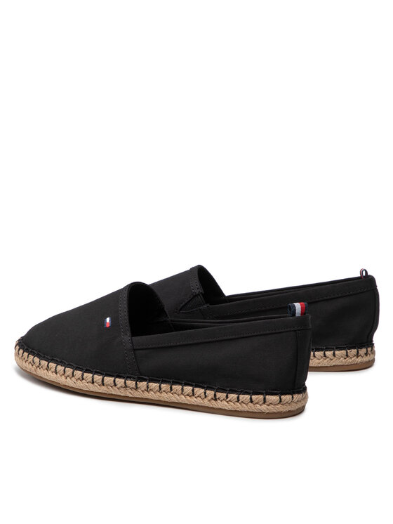 Tommy Hilfiger Tommy Hilfiger Espadrilles Basic Flat FW0FW06497 Schwarz