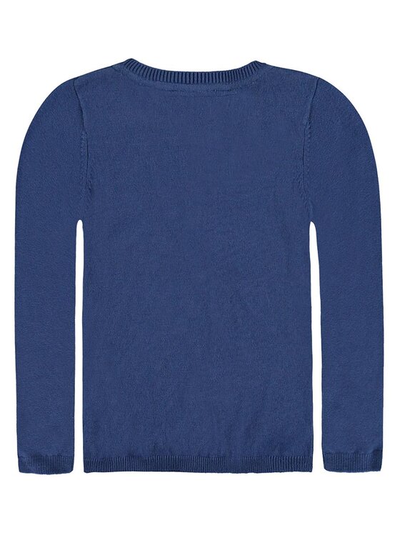 Kanz Kanz Sweter 1716829-3580 Niebieski Basic Fit