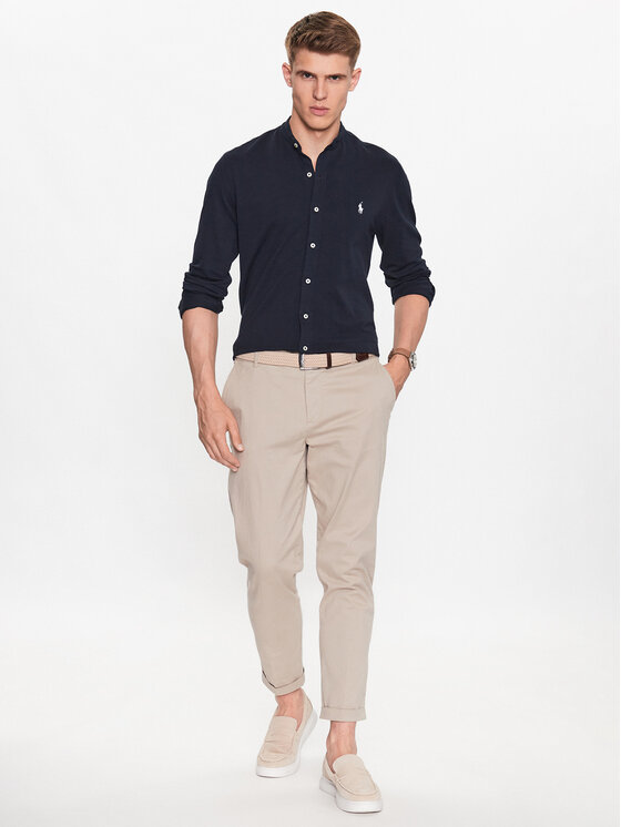 Polo Ralph Lauren Polo Ralph Lauren Srajca 710742468003 Mornarsko modra Regular Fit