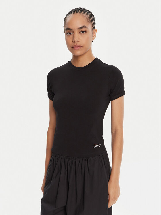 Reebok Reebok T-Shirt RK25309CCW Schwarz Slim Fit