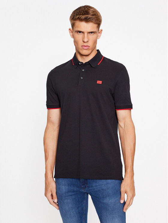 HUGO Hugo Polokošile Deresino232 50490775 Černá Slim Fit