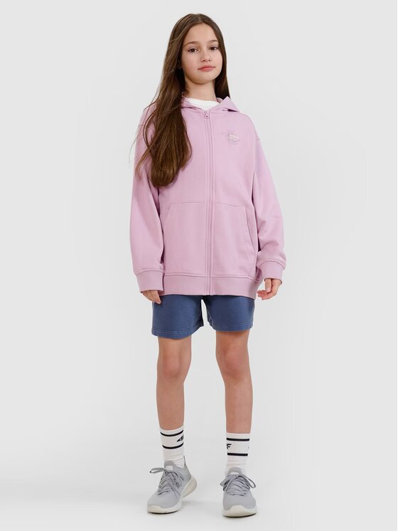 4F 4F Bluza 4FJWspring_summer_2025TSWSF1482 Fioletowy jasny Loose Fit