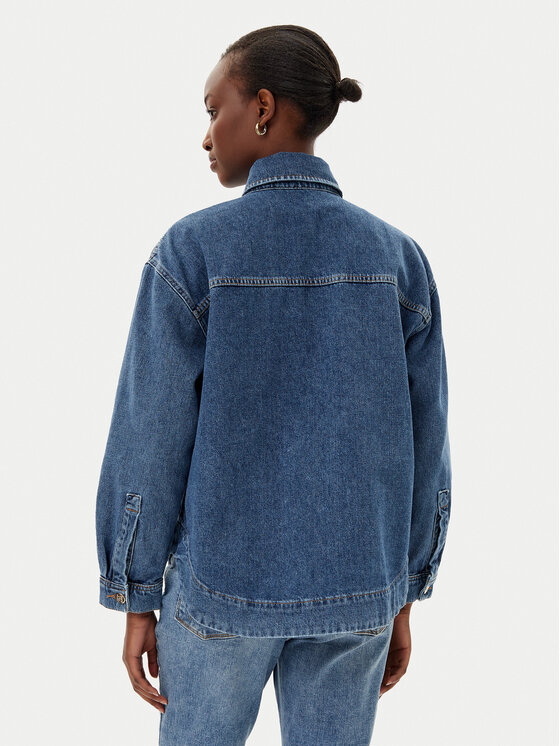 Marella Marella camicia di jeans Artista 2515111181 Blu Regular Fit