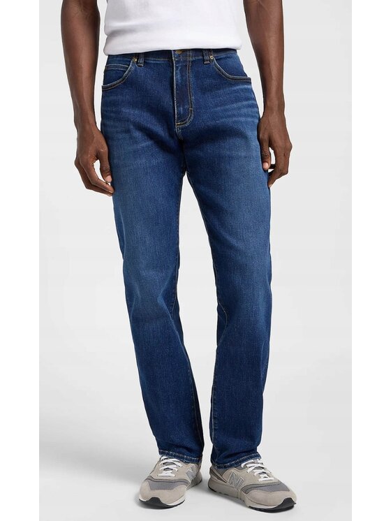 Lee Lee Jeansy Straight Fit XM - Extreme Motion Niebieski Tapered Fit