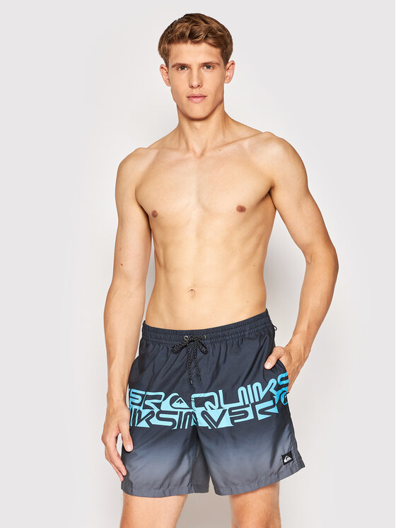Quiksilver Quiksilver Plavecké šortky Word Block EQYJV03859 Černá Regular Fit